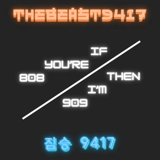 IF YOU'RE 808 THEN I'M 909